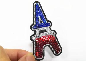 China Fashion Design Sequin Embroidery Patches Felt Fabric Background factory