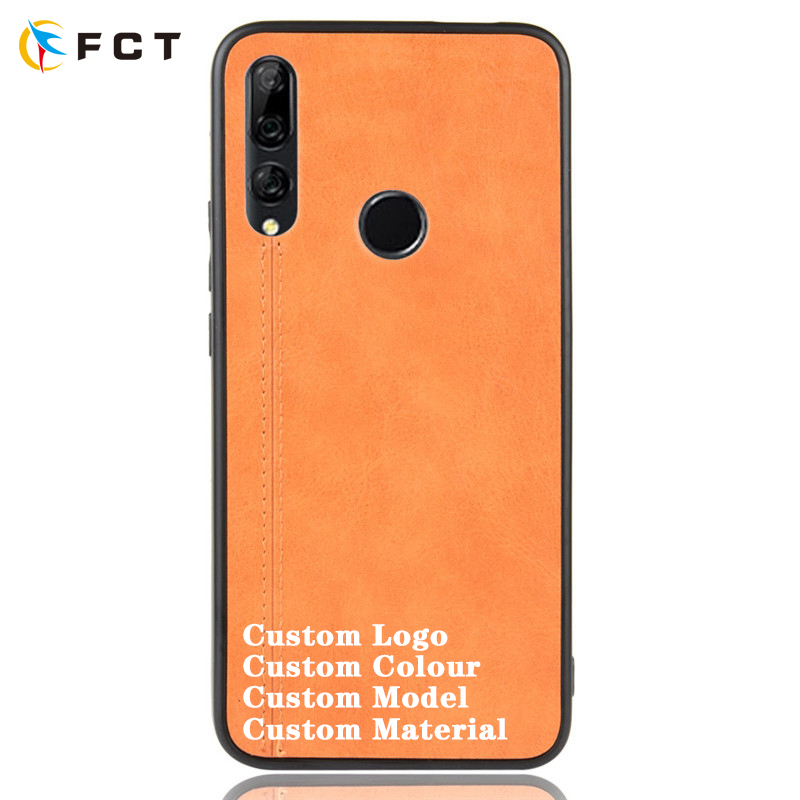 Sports Design Style Thin Soft Tpu Litchi Grain Flexible Slim Thin PU for Honor Phone Case