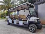 6 Passenger Electric Sightseeing Car Mini Bus with Rear Small Cargo