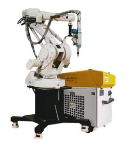 China Safety Flexible Robot Welding Machine 1000w - 3000w With Speed And Efficiency factory