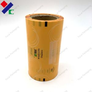 China Printed Laminated Bopp Food Packaging Film Roll 1000m Self Heating factory