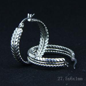 China Classic 316L Stainless Steel Fashion Jewelry Earrings Hoops Earrings LEH167 factory