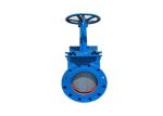 4 inch Wafer Type Knife Gate Valve Stainless Steel Wheel Handle