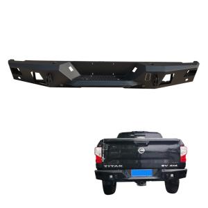 China NP300 Body Parts Black Steel Front Bumper and Rear Bumper for Nissan Navara factory