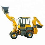 Stable Running Small Backhoe Loader 1.6 Ton With 1600kg Operating Weight