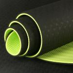TPE Yoga Mats,Dual Color, Environmentally friendly mat, Soft Anti Slip Sports