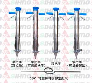 China Three Openings Stainless Steel Handheld Vegetable Seedling Transplanter factory