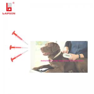 China FDX-B RFID Animal Dog Id Chip Implant , Pet Tracker Microchip 128 Bit Chip Capacity on sale
