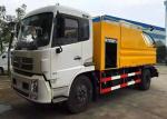 DongFeng Septic Vacuum Trucks Combined Jetting , Sewage Collection Truck 8000L