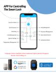 Waterproof IP65 Fingerprint Door Lock for Hotel with TTLock Software and IC Card