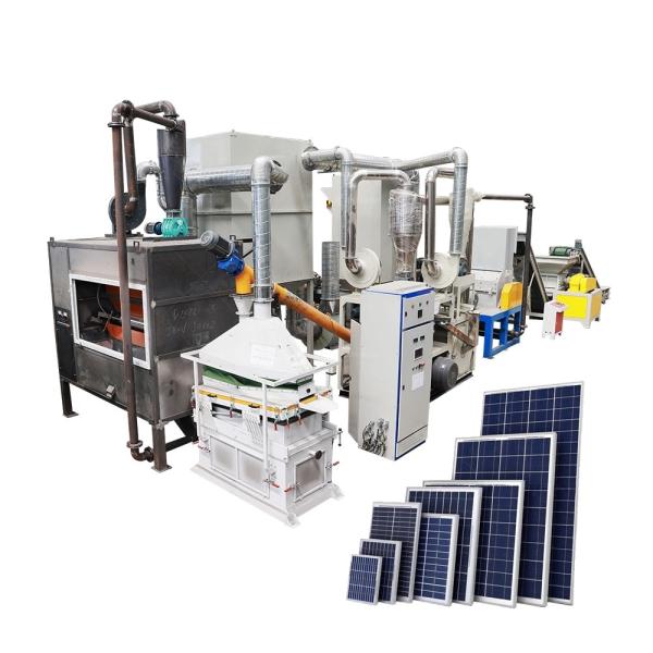 Raw Material Solar Panel Recycling Machine for Cell Separation in Green Energy