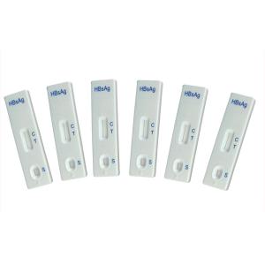 China 99% Specificity Infectious Disease Rapid Test Kits Hepatitis B HBsAg Test Card factory