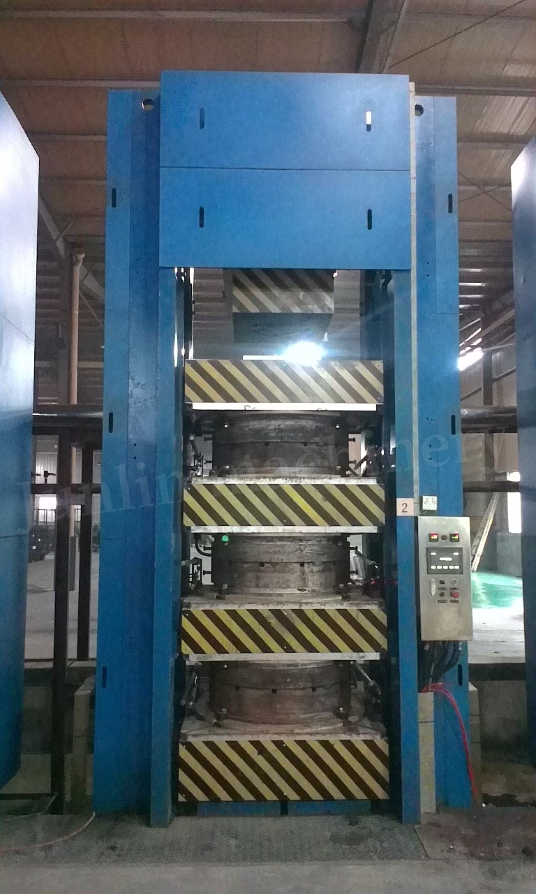 PLC Full Automatic Vulcanizing Machine Rubber Tire Vulcanizing Machine Customized