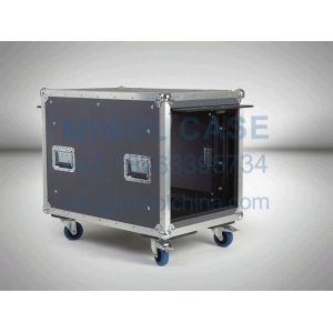 China Sliding Pocket Door Racks Aluminum Flight Case With 19 Doghouse Shock Mount on sale