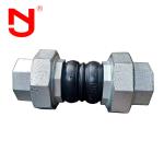 DN20 Stainless Steel Screwed Union Bspt Threaded Rubber Expansion Joint