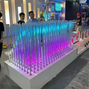 China RGB Led Tube Light for Party And Night Club Decoration 3D corrugated pipe factory