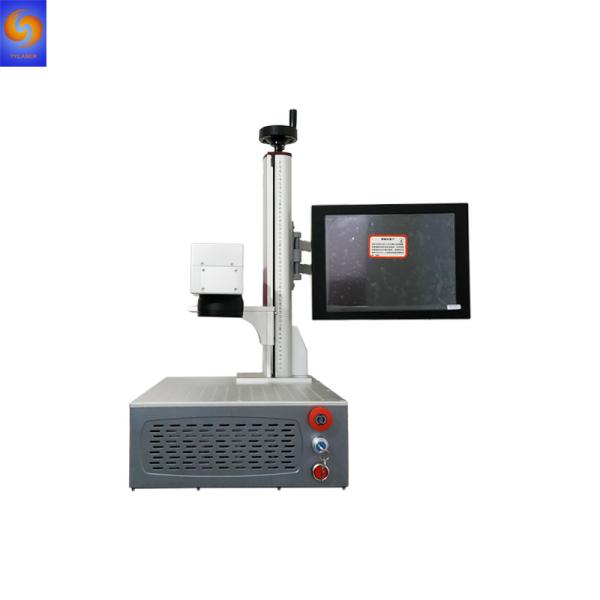 China Mini Portable unibody Metal Marking Machine Chassis Number Fiber Laser Engraving Machine factory