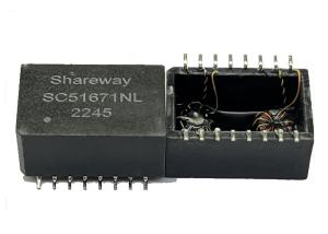 China 7490100111A SMD Ethernet Magnetic Transformers For IP Cameras factory