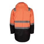 In Stock Men Hi Vis Workwear Safety Jacket Two Tone Top Waterproof Reflective