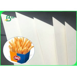China 350gsm + 15g High Stiffness PE Coated GC1 Paper Board For Making Food Boxes on sale