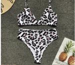 Womail Alluring Biquini Leopard Printed Bikini Push-Up Padded Swimwear Women's