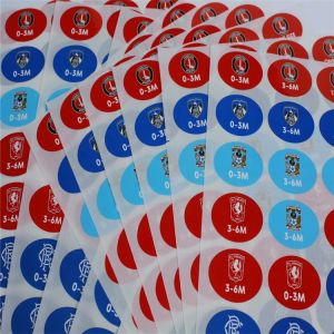 Promotion Round Custom Adhesive Labels Offset Printing