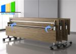 Metal Frame Mobile Foldable Training Tables Folding School Training Desks