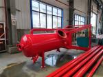 H2S Resistant Steel Oilfield Vertical Poor Boy Degasser For Gas Well Drilling