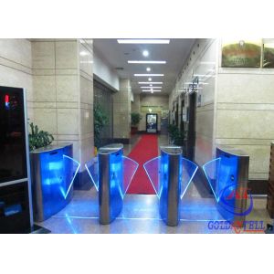 Automatic Security Intelligent Flap Barrier Gate ODM / OEM Retractable User