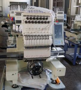 China USB Input Single Head Multi Needle Embroidery Machine , Shoes Embroidery Machine Business factory