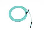 144core Mpo Fiber Patch Cord , OM3 OM4 Mpo Trunk Cable