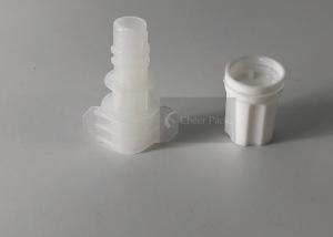 China Small Dia 5mm Plastic Spout Caps Food Grade With PE Materials , White Color factory