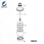 HMG35 Series Spare Parts Travel Motor Kits