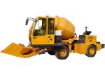 Volumetric Self Loading Concrete Mixer , Mobile Ready Mix Concrete Truck