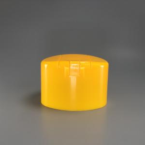 China Yellow Plastic 55mm Shampoo Bottle Cap Leakage Resistant factory