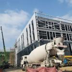 Metallic Industrial Steel Buildings Q355B Q235B Prefabricated Steel Structure