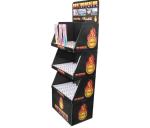 display stand, vertical hook display stand, paper display stand, paper display