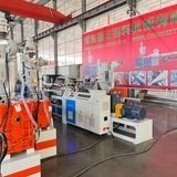 China PLC Control System Single Wall Corrugated Pipe Machine with 5 Heating Zones and Omron Instrument Control factory