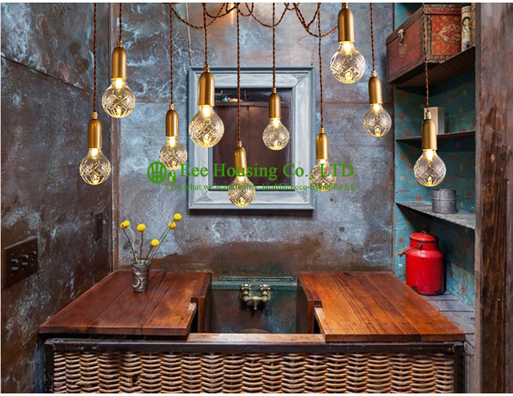 fashional modern chandeliers pendant lights edison bulbs A19 A60high ceiling pendant lighting Ceiling lamp