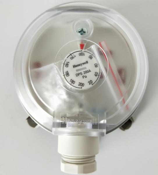 IP54 Air Differential Pressure Gauge With Switch Honeywell Adjustable Pressure