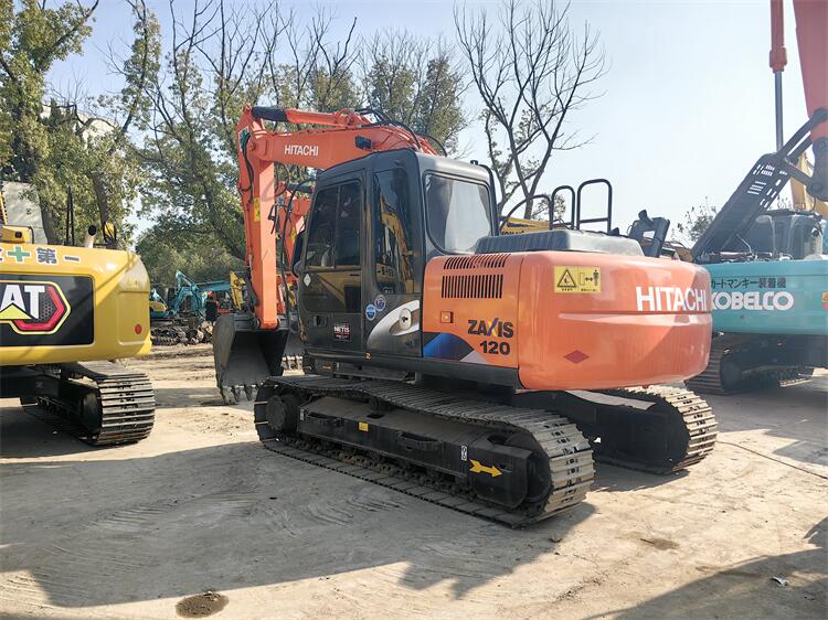 12ton Used Hydraulic Crawler Excavator Hitachi ZX120 Japan Original with ISUZU Engine