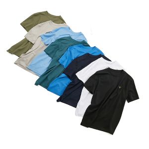 Short Sleeve Custom Men'S T Shirts Black Printed Anti Pilling