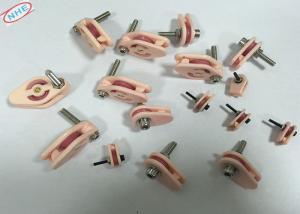 China Caged ceramic pulley wire jump preventer QH005 ceramic roller guide factory