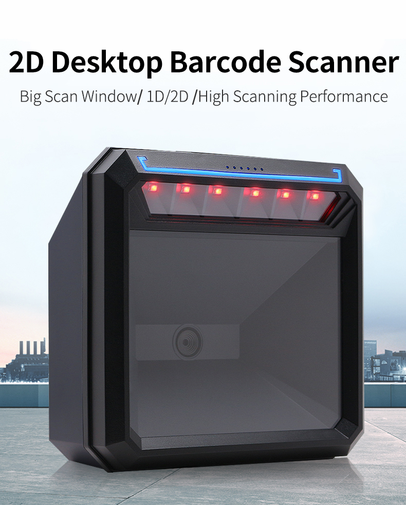 User-Friendly and Versatile Desktop Type USB Barcode Scanner for Convenient Scanning