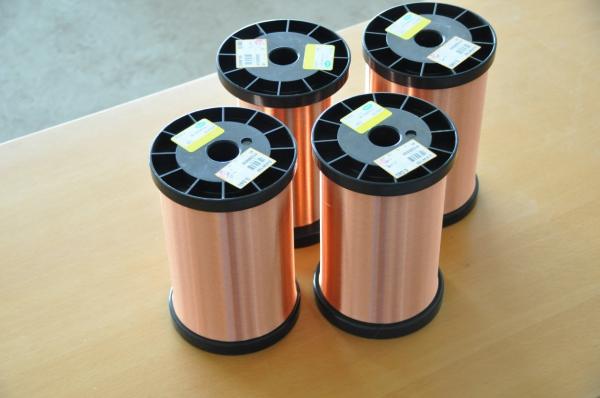UEW 0.06mm Self Bonding Wire Hot Air Ultra Fine Enameled Copper Material For