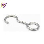 Custom Iron Zinc Plated S Shape Hook Clip Wireforms Carabiner Handles Spring