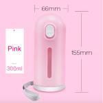 Pink Foldable Dog Water Bottle Dispenser Small Dog Mini Portable pet Kettle