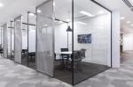 Aluminum Glass Office Partitions Frosted Glass Partitions Sound Proof