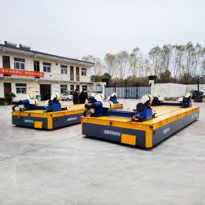 China Battery Radio Remote Control Motorized Transfer Trolley 10 Tons factory