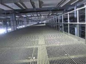 China Industrial Smooth FRP Platform Grating Fibergrate Molded Grating Low Maintenance factory